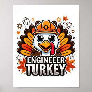 Poster Ação de Graças Eu Sou o Engenheiro Peru Correspond