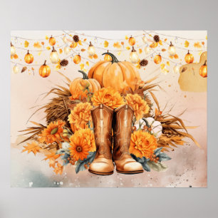 Poster Ação de Graças Ocidental