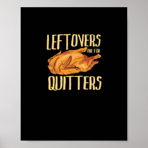 Poster Ação De Graças - Os Descansos São Para Os Quitters