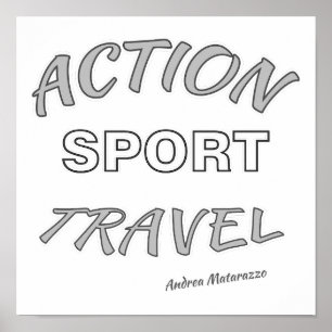 Poster Ação Esporte Viagem