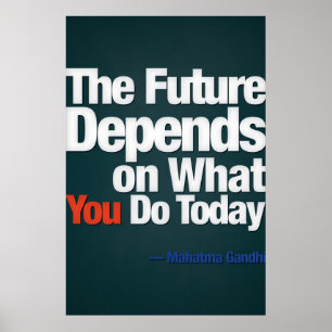 Poster Ação, - Gandhi (Grande Modelo, editável)