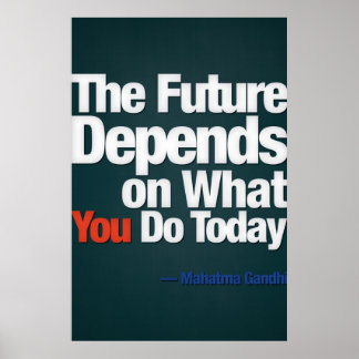 Poster Ação, - Gandhi (Grande Modelo, editável)