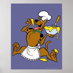 Poster Acção de graças de Scooby-Doo do cozinheiro che