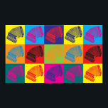 Pôster Accordion Pop Art<br><div class="desc">Accordion Pop Art. Se Accordion é seu passatempo,  ocupação,  ou obsessão,  mostre-o com excelentes Acordeão,  canecas,  adesivos e muito mais. Eles também são presentes de excelente para outros fãs do Acordeão!</div>