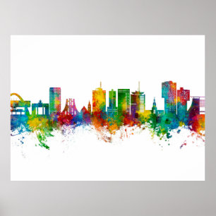 Poster Accra Gana Skyline