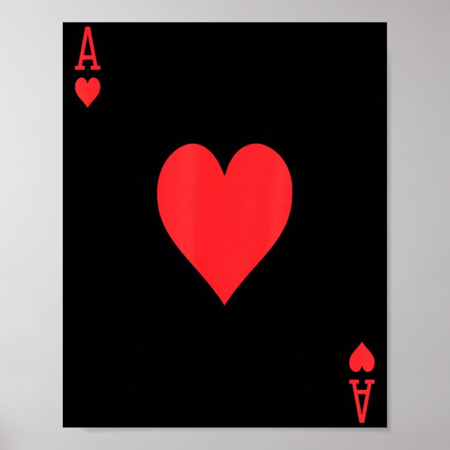 Poster Ace Of Hearts _ Royal Flush Group Costume Playing  (Frente)