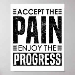 Poster Aceite a Dor - Bodybuilding Uplifting
