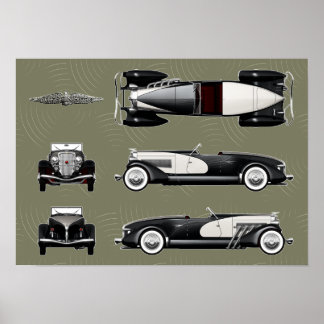 Poster Acelerador Duesenberg