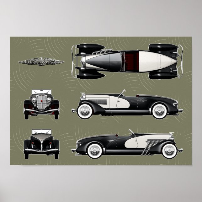 Poster Acelerador Duesenberg (Frente)