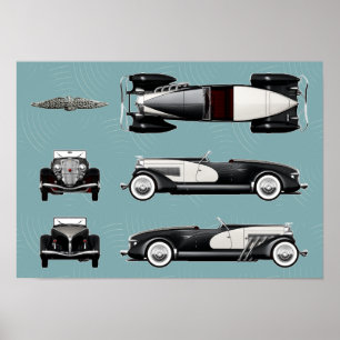 Poster Acelerador Duesenberg