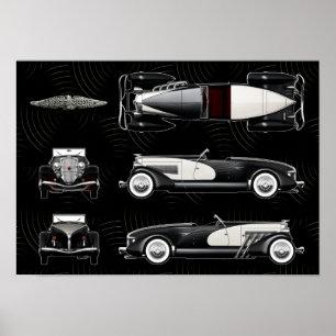 Poster Acelerador Duesenberg