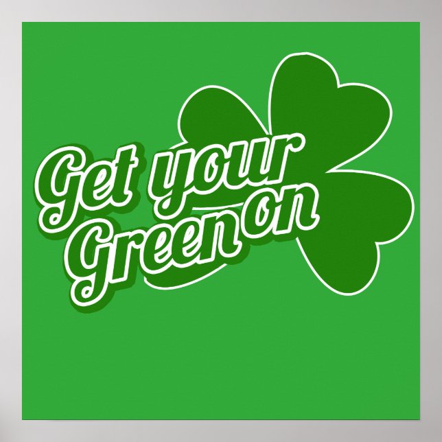 Poster Acenda seu verde (Frente)