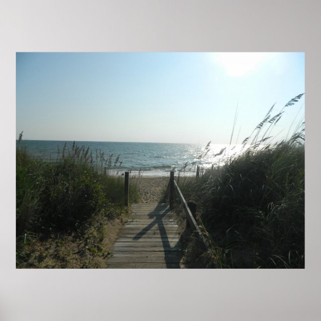 Pôster Acesso À Praia (Frente)