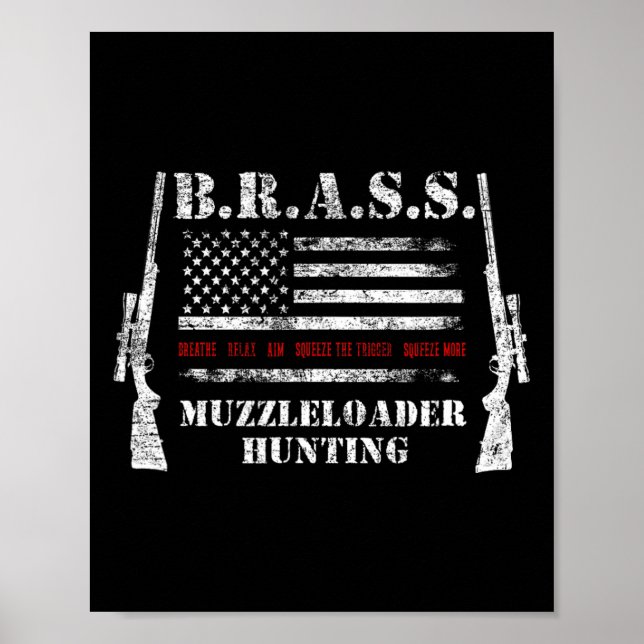 Poster Acessórios para Muzzleloader Rifles U.A Sinalizado (Frente)