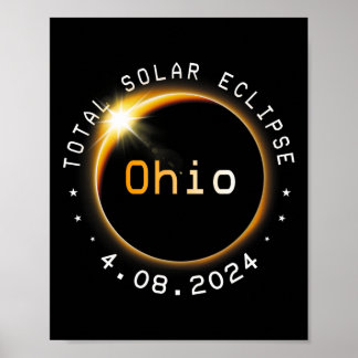 Poster Acessórios Totality Solar Eclipse 2024 4.08.24