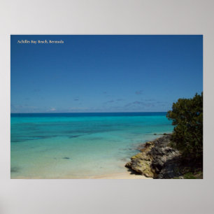 Poster Achilles Bay Beach, Bermudas