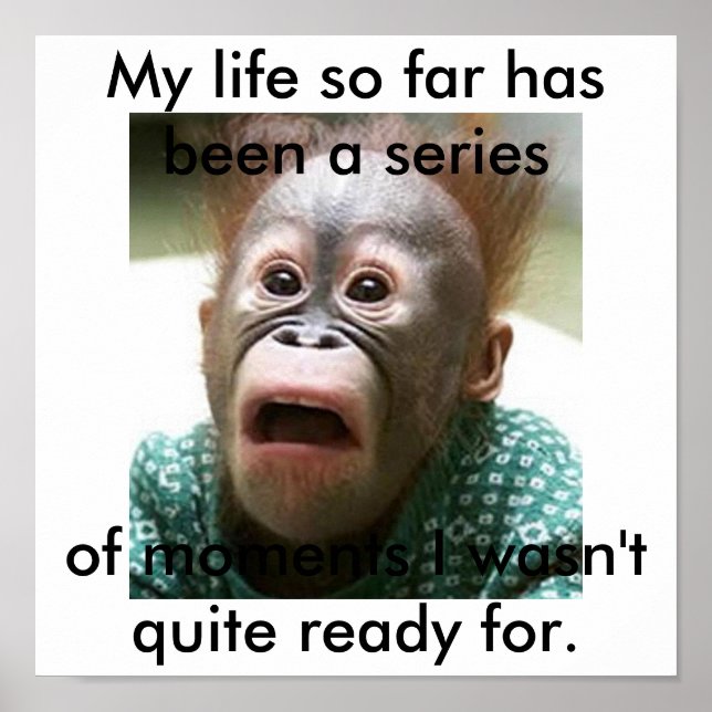 Poster Acho que não estou pronta para a vida (Frente)