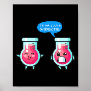 Poster Acho que Você Está Reagindo Mal Instrutor Pré-esco