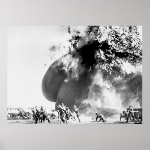 Poster Acidente De Balão De Hidrogênio - Ft Sill Oklahoma