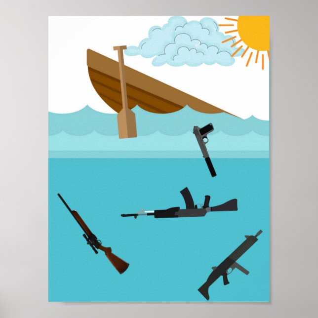Poster - Acidente de Barco trágico (Frente)
