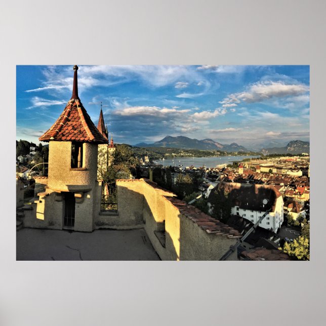 Poster Acima da Muralha Musegg (Frente)