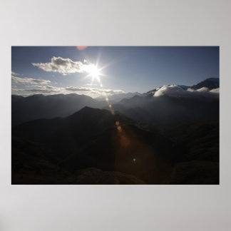 Poster Acima das montanhas