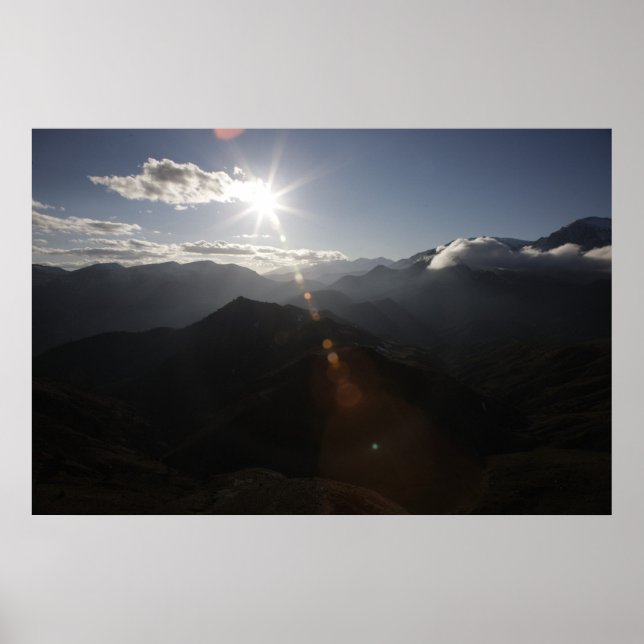 Poster Acima das montanhas (Frente)