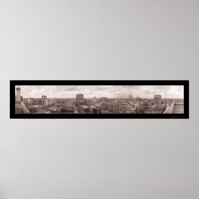 Pôster Acima de Keystone Houston Foto 1924 (Frente)