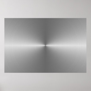 Pôster aço circular largo