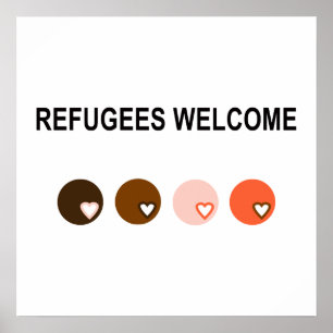 Poster Acolhimento de refugiados