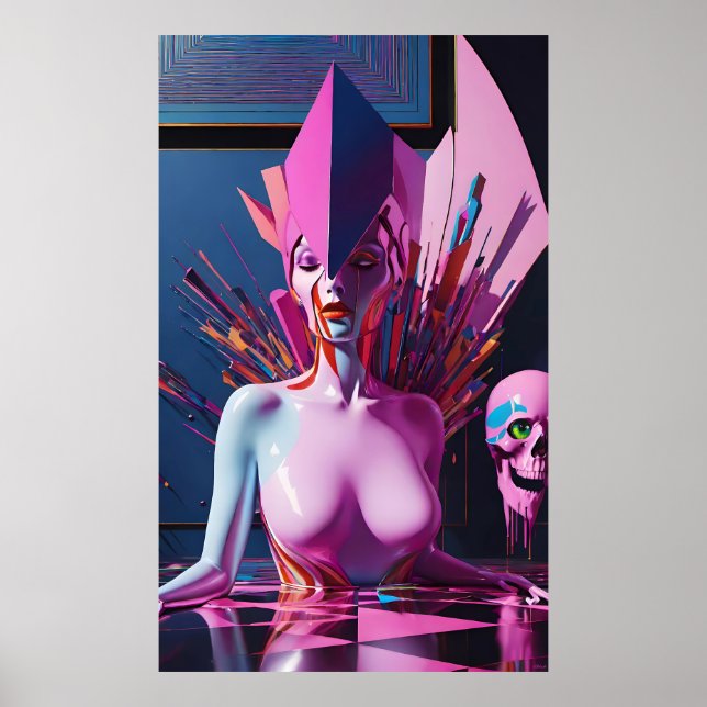 Poster Aconitum Continu - Ken Gage Surreal Art (Frente)