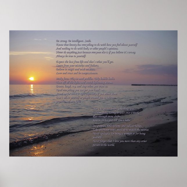 Poster Aconselhamento de Mãe para Filha em Sunset Beach p (Frente)