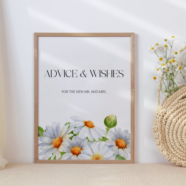 Poster Aconselhamento e desejos de margarida (Criador carregado)