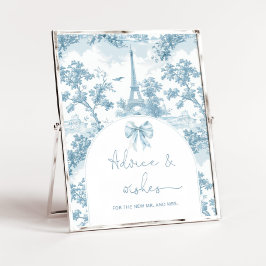 Poster Aconselhamento e desejos de Toile Blue Paris para 