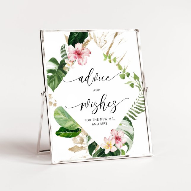 Poster Aconselhamento e desejos tropicais para Newlyweds (Criador carregado)