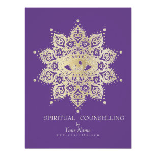 Pôster Aconselhamento Espiritual, Psíquico, Tarot - Poste