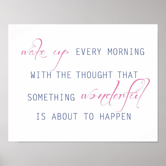 Pôster Acordar para cima (Frente)