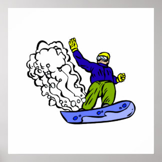 Pôster Acordar Snowboard