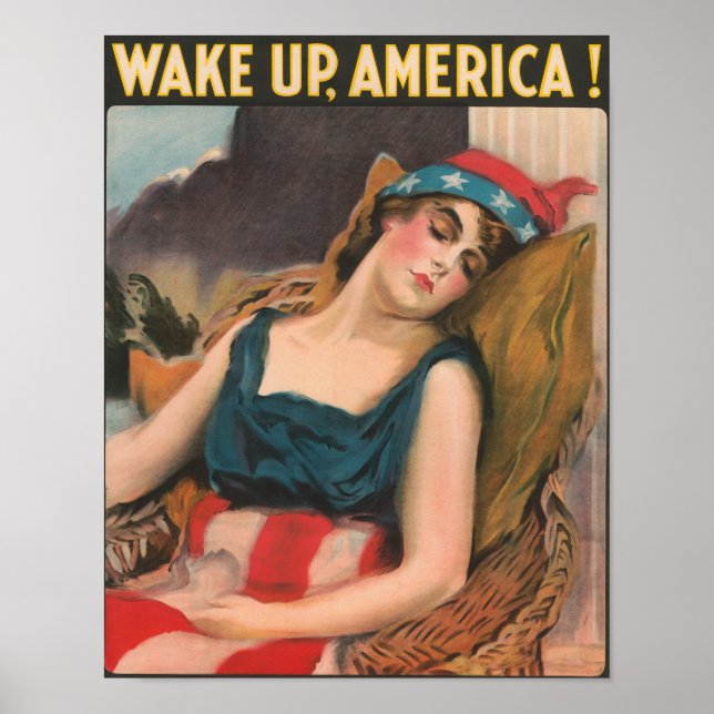 Poster Acorde América! Cartaz (Frente)