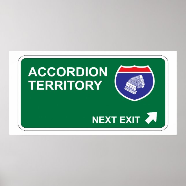 Pôster Acordeão Próxima Saída (Frente)