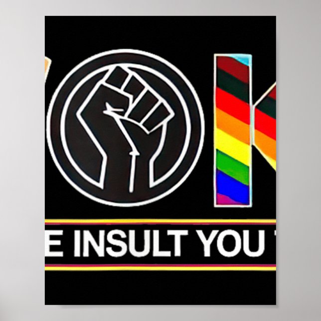 Poster Acordou Não É O Insulto Que Acha Que É (Frente)