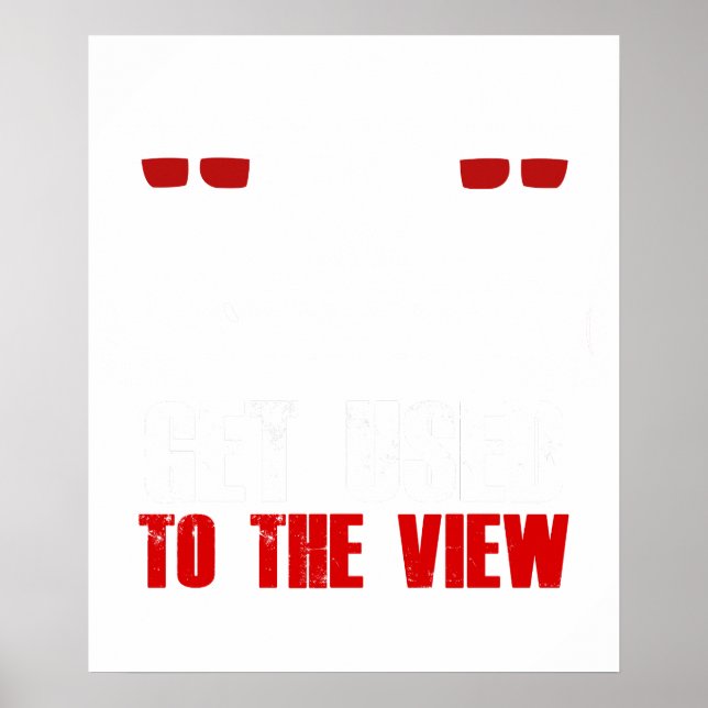 Poster acostumar-se com a vista (Frente)