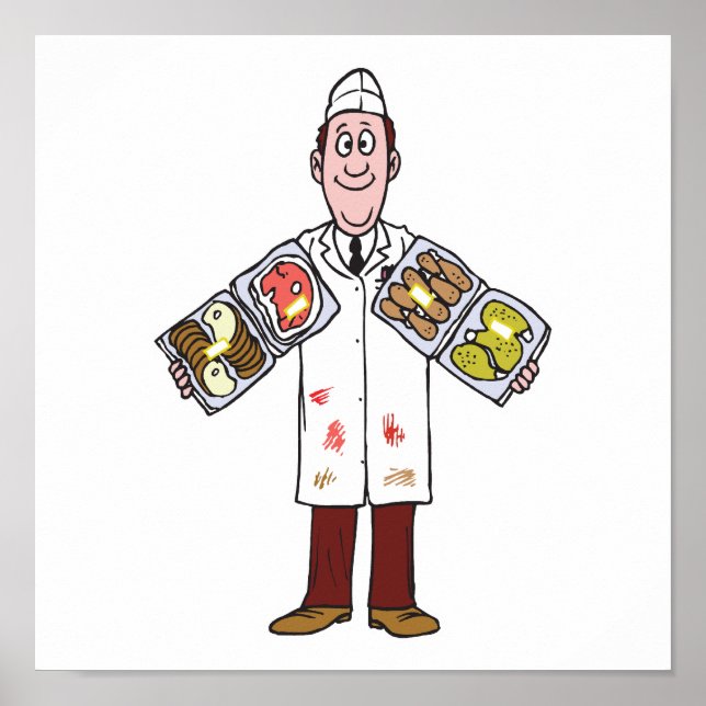 Pôster açougueiro (Frente)