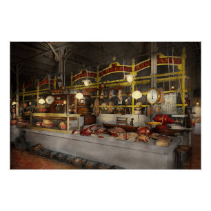 Pôster Açougueiro - Festa da Carne 1926
