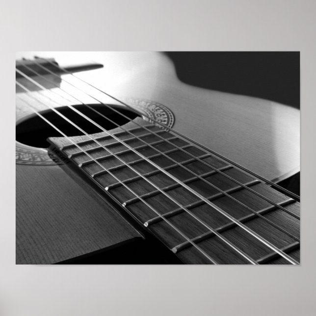 Poster Acoustic guitar. (Frente)