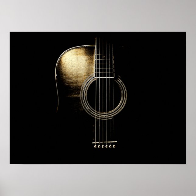 Poster Acoustic Guitar Lite (Frente)