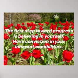 Poster Acreditando em si mesmo