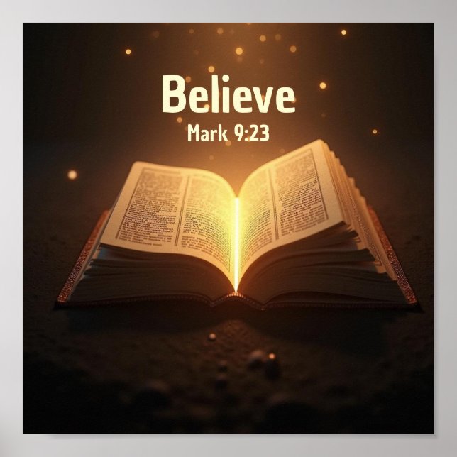 Poster *Acredite* (Frente)