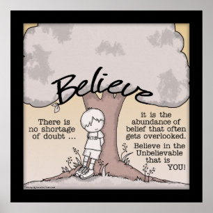 Pôster Acredite a árvore