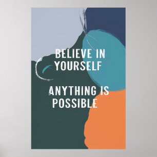 Poster Acredite em si mesmo